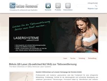 Tablet Screenshot of doc-tattoo-removal-laser.com